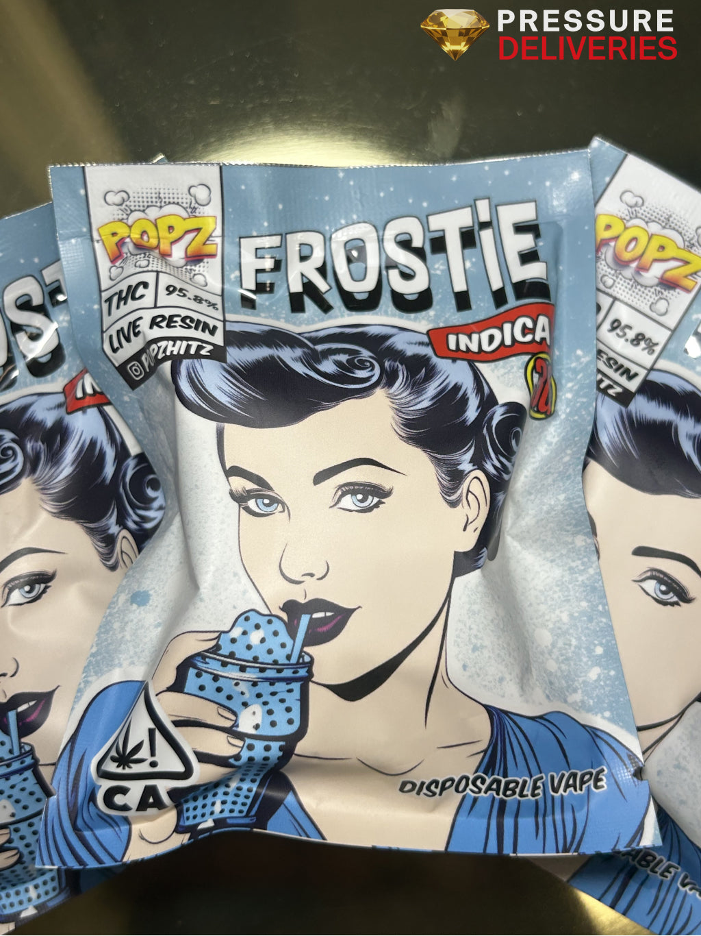 Frostie : Indica (3g Disposables)