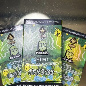 Lime Juice : Sativa (2g Disposables)