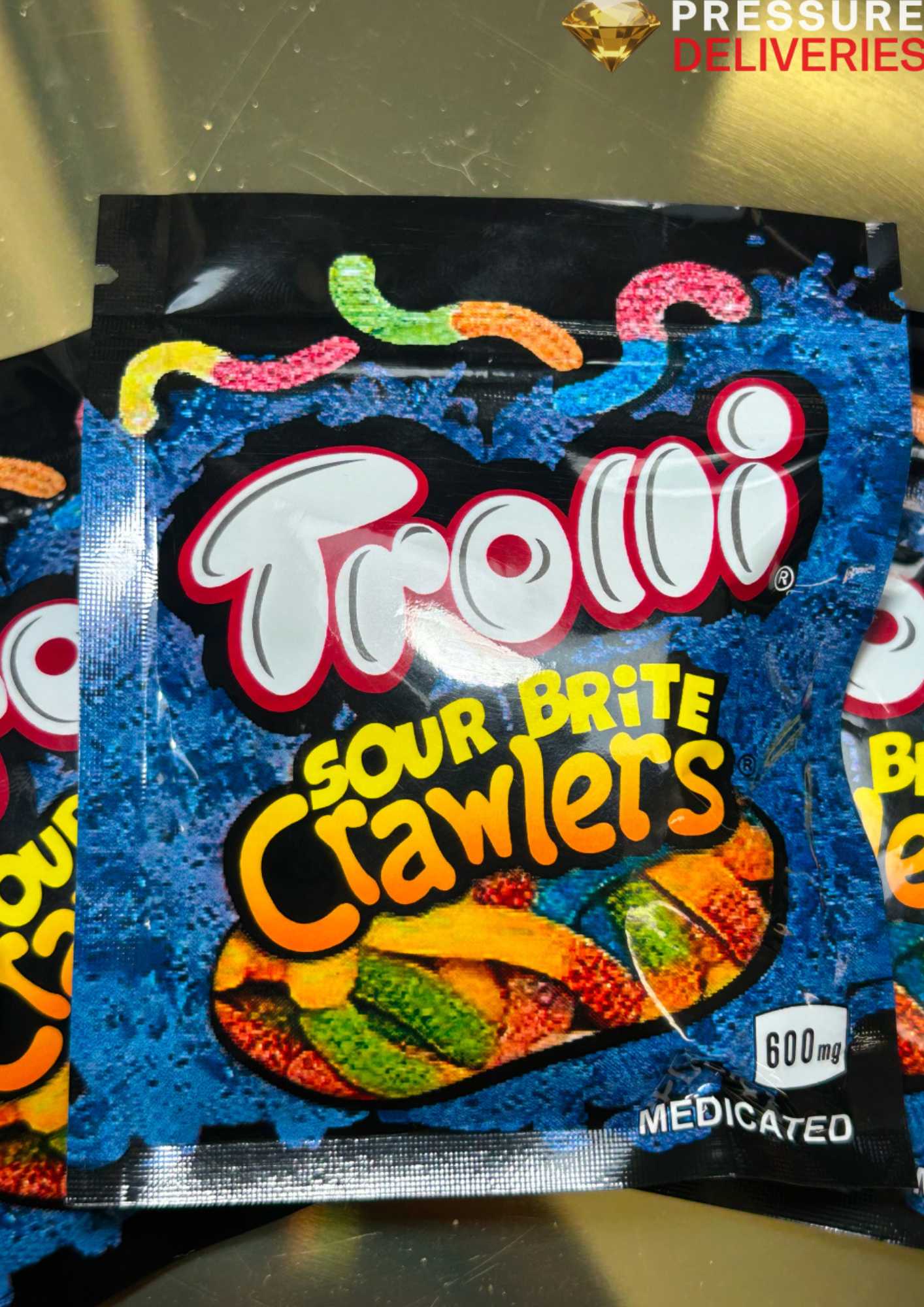 Trolli Crawlers : Sour Brite (600mg)