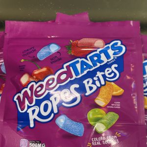 Weed Tart Rope Bites (500mg)