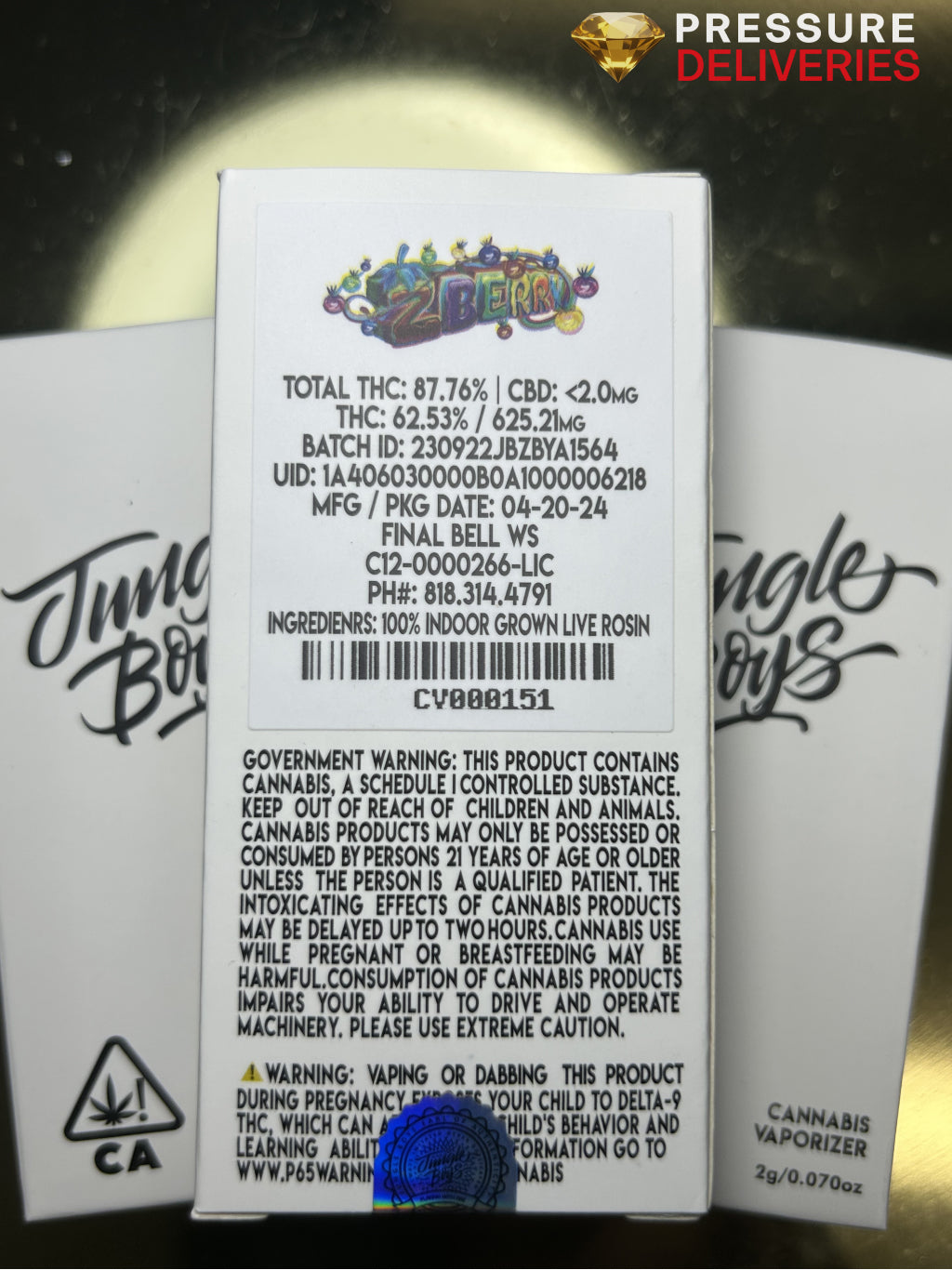 Zberry (2g Disposables)