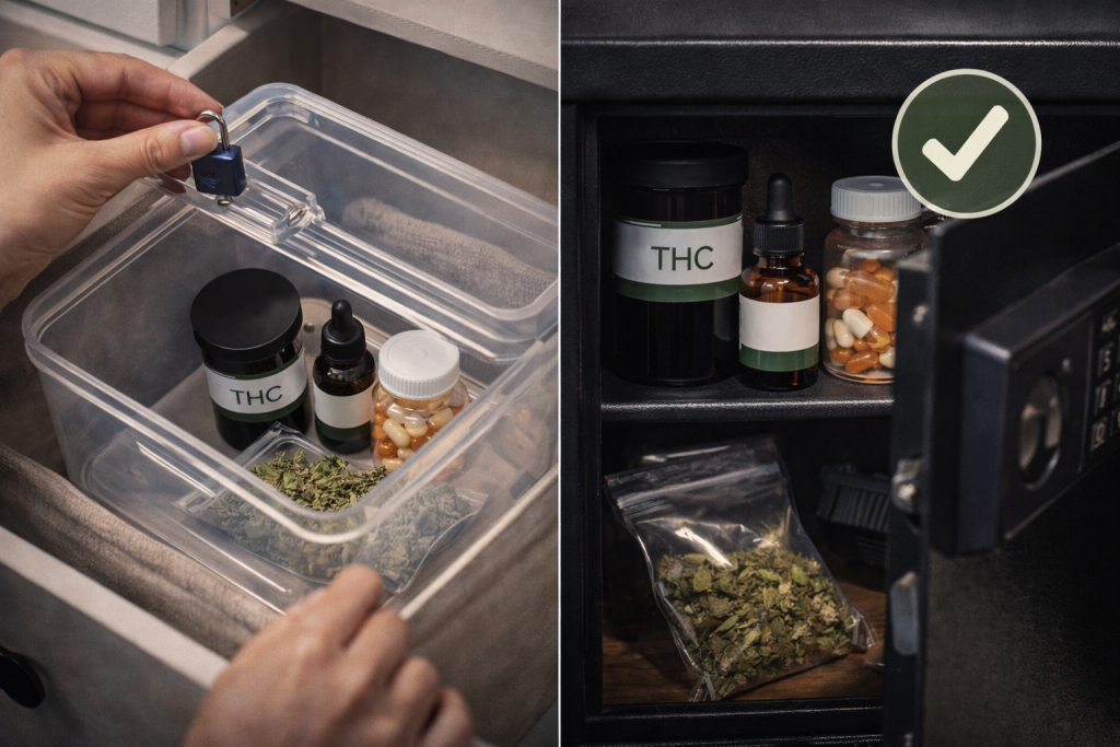 Safe Storage Practices for Cannabis Products: How to Preserve Potency, Freshness, and Quality