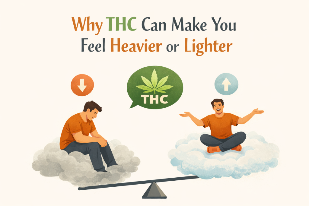 Why THC Can Make You Feel Heavier or Lighter