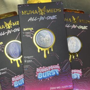 Bubblegum Burst : Sativa (2g Disposables)