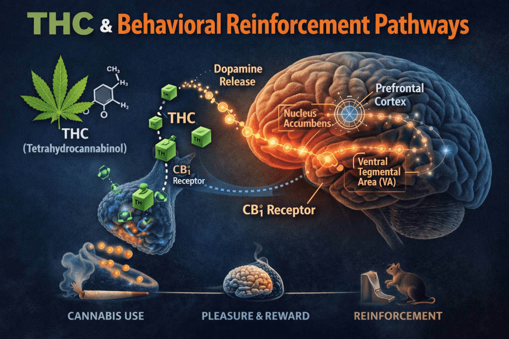 THC and Behavioral Reinforcement Pathways