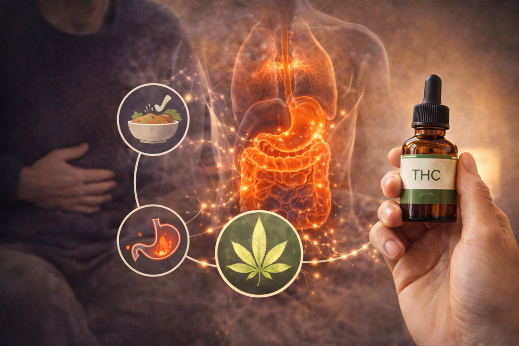 How THC affects digestive comfort